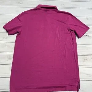Greyson | Shirts | Greyson Polo Shirt Mens M Pink Wolf Logo 4 Button ...